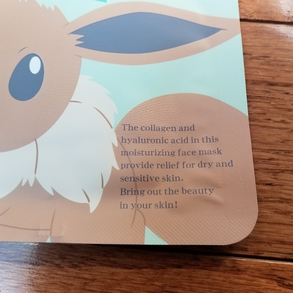 Eievui Pokemon Sheet Face Mask - Picture 4 of 8
